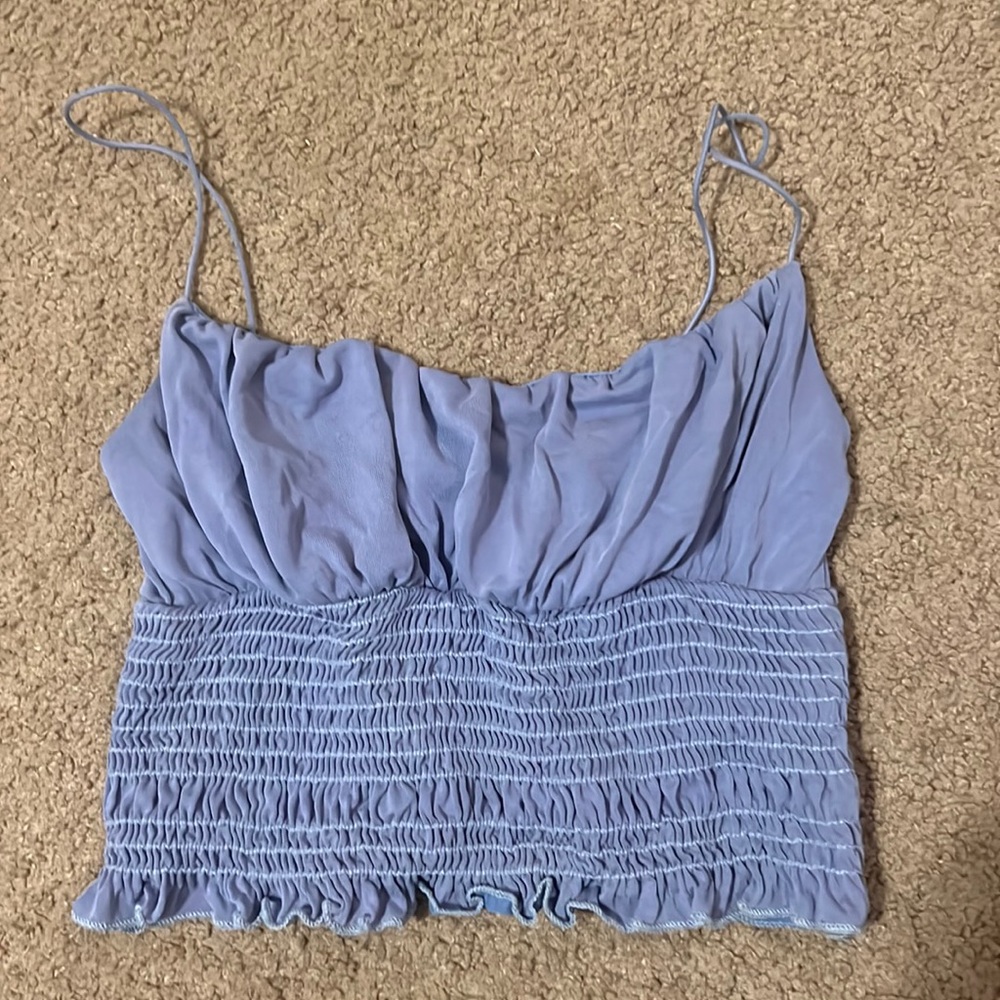 Urban Outfitters periwinkle crop top